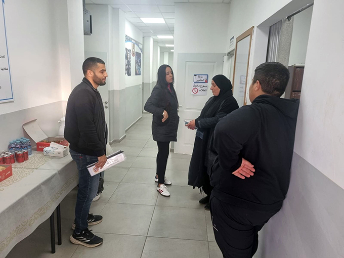 أجتماع أهالي طلاب المدرسة الثانوية التكنولوجية جلجولية